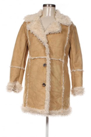 Dámský kabát  Bershka, Velikost XS, Barva Béžová, Cena  579,00 Kč