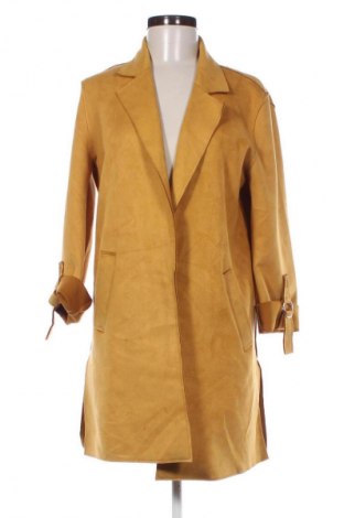 Damski płaszcz Bershka, Rozmiar M, Kolor Żółty, Cena 98,99 zł