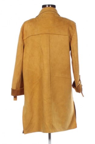 Damski płaszcz Bershka, Rozmiar M, Kolor Żółty, Cena 98,99 zł