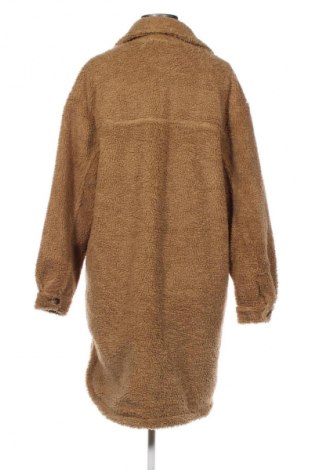 Palton de femei Bershka, Mărime L, Culoare Bej, Preț 223,99 Lei