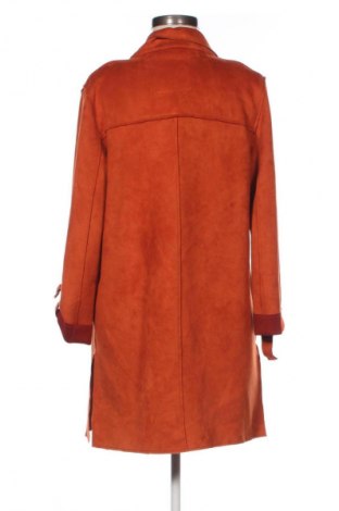 Damski płaszcz Bershka, Rozmiar S, Kolor Pomarańczowy, Cena 105,99 zł