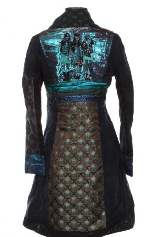 Damenmantel Desigual, Größe L, Farbe Mehrfarbig, Preis 93,99 €