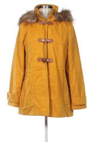 Damski płaszcz F&F, Rozmiar XL, Kolor Żółty, Cena 121,99 zł