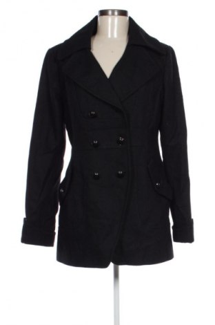Дамско палто Guess, Размер L, Цвят Черен, Цена 114,99 лв.
