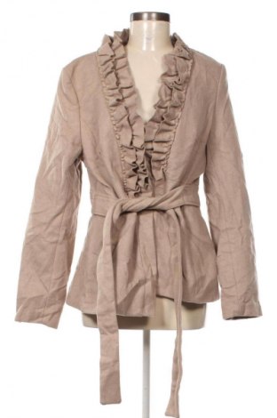 Дамско палто H&M, Размер XL, Цвят Бежов, Цена 22,99 лв.