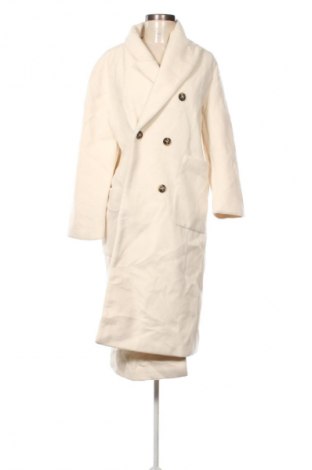 Damski płaszcz Pull&Bear, Rozmiar S, Kolor ecru, Cena 314,99 zł