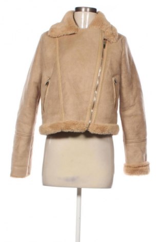 Palton de femei Stradivarius, Mărime S, Culoare Ecru, Preț 127,99 Lei