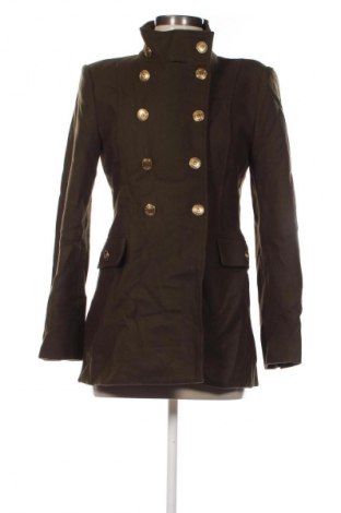 Дамско палто Zara, Размер M, Цвят Зелен, Цена 41,99 лв.