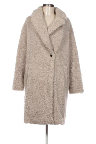 Дамско палто Zara, Размер XL, Цвят Бежов, Цена 53,99 лв.