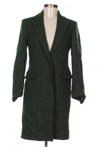 Дамско палто Zara, Размер XS, Цвят Зелен, Цена 48,99 лв.