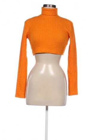 Helancă de femei Bershka, Mărime M, Culoare Portocaliu, Preț 51,45 Lei