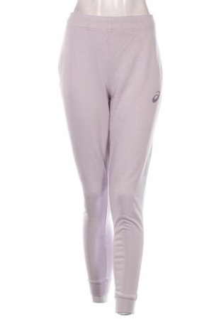Damskie spodnie sportowe ASICS, Rozmiar L, Kolor Fioletowy, Cena 94,25 zł