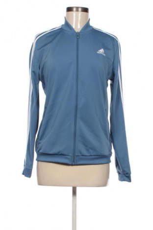 Γυναικεία αθλητική ζακέτα Adidas, Μέγεθος M, Χρώμα Μπλέ, Τιμή 32,99 €