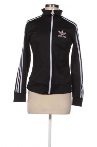 Дамско спортно горнище Adidas, Размер XS, Цвят Черен, Цена 43,99 лв.