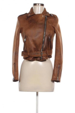 Γυναικείο μπουφάν Bershka, Μέγεθος S, Χρώμα Καφέ, Τιμή 31,01 €