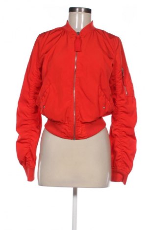 Geacă de femei Bershka, Mărime S, Culoare Roșu, Preț 81,99 Lei