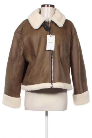 Дамско яке Zara, Размер S, Цвят Кафяв, Цена 110,20 лв.