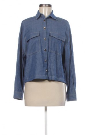 Дамско яке Zara, Размер XS, Цвят Син, Цена 28,99 лв.