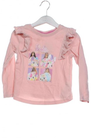 Детска блуза Barbie, Размер 2-3y/ 98-104 см, Цвят Розов, Цена 11,40 лв.