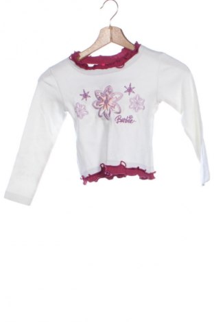 Παιδική μπλούζα Barbie, Μέγεθος 4-5y/ 110-116 εκ., Χρώμα Λευκό, Τιμή 9,21 €