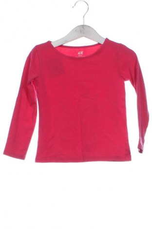 Bluză pentru copii H&M, Mărime 2-3y/ 98-104 cm, Culoare Roșu, Preț 31,58 Lei