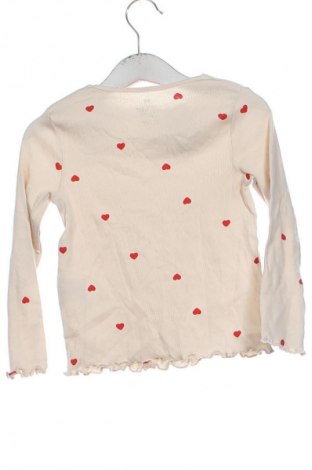 Bluză pentru copii H&M, Mărime 2-3y/ 98-104 cm, Culoare Bej, Preț 33,99 Lei