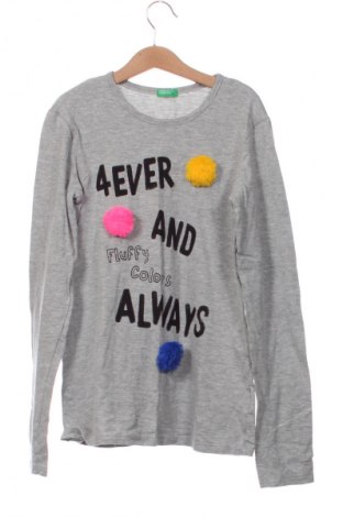 Παιδική μπλούζα United Colors Of Benetton, Μέγεθος 12-13y/ 158-164 εκ., Χρώμα Γκρί, Τιμή 7,99 €
