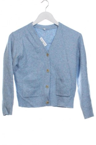 Kinder Strickjacke Uniqlo, Größe 9-10y/ 140-146 cm, Farbe Blau, Preis 8,99 €