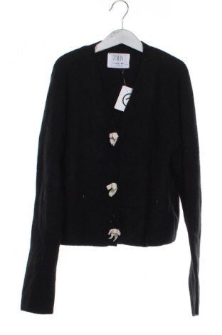 Detský kardigán Zara, Veľkosť 12-13y/ 158-164 cm, Farba Čierna, Cena  20,00 €