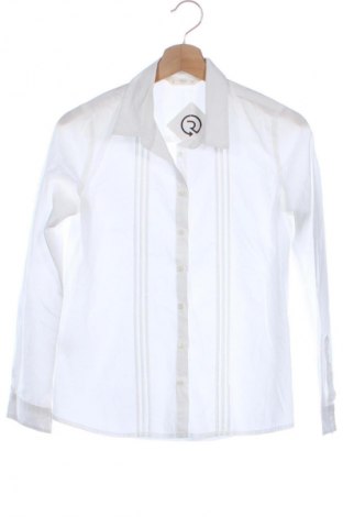 Kinderhemd Mango, Größe 10-11y/ 146-152 cm, Farbe Weiß, Preis € 5,83