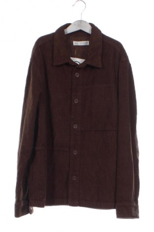 Kinderhemd Zara, Größe 10-11y/ 146-152 cm, Farbe Braun, Preis 9,99 €