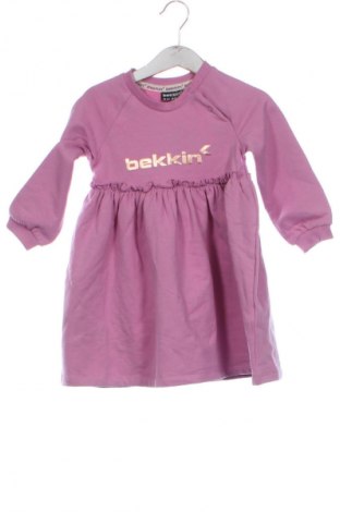 Dziecięca sukienka Bekkin, Rozmiar 18-24m/ 86-98 cm, Kolor Fioletowy, Cena 82,76 zł