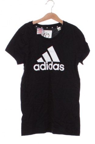 Детска тениска Adidas, Размер 12-13y/ 158-164 см, Цвят Черен, Цена 25,08 лв.