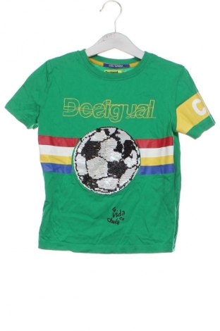 Detské tričko Desigual, Veľkosť 4-5y/ 110-116 cm, Farba Zelená, Cena  23,37 €