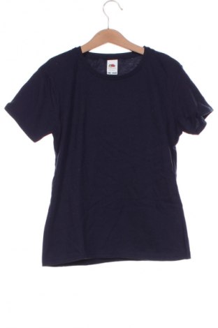 Παιδικό μπλουζάκι Fruit Of The Loom, Μέγεθος 10-11y/ 146-152 εκ., Χρώμα Μπλέ, Τιμή 5,12 €