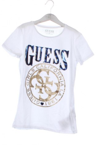 Детска тениска Guess, Размер 14-15y/ 168-170 см, Цвят Бял, Цена 46,99 лв.
