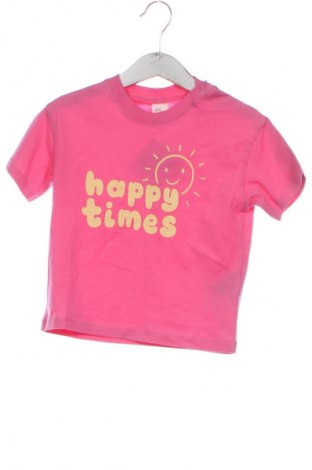 Dziecięcy T-shirt H&M, Rozmiar 12-18m/ 80-86 cm, Kolor Różowy, Cena 36,78 zł