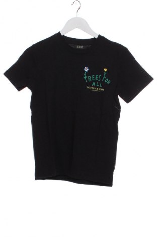 Детска тениска Scotch & Soda, Размер 10-11y/ 146-152 см, Цвят Черен, Цена 72,99 лв.