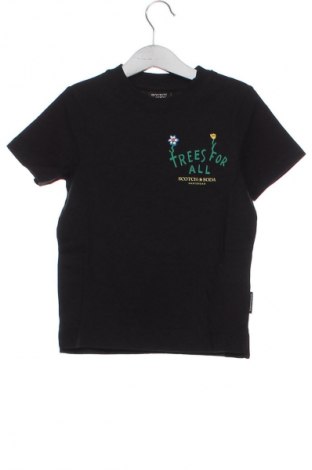 Детска тениска Scotch & Soda, Размер 3-4y/ 104-110 см, Цвят Черен, Цена 72,99 лв.