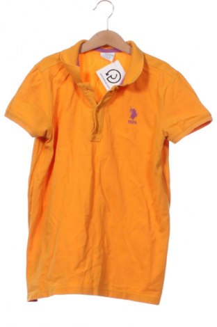 Детска тениска U.S. Polo Assn., Размер 11-12y/ 152-158 см, Цвят Жълт, Цена 20,14 лв.