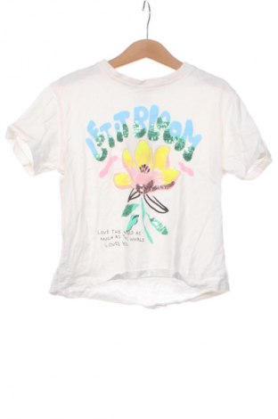 Kinder T-Shirt Zara, Größe 7-8y/ 128-134 cm, Farbe Ecru, Preis 5,83 €