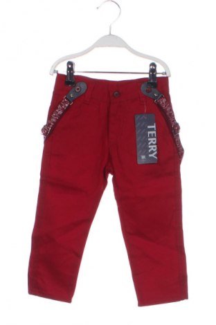 Dětské kalhoty  Terry, Velikost 18-24m/ 86-98 cm, Barva Červená, Cena  279,00 Kč