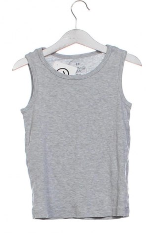 Μπλουζάκι αμάνικο παιδικό H&M, Μέγεθος 6-7y/ 122-128 εκ., Χρώμα Γκρί, Τιμή 6,14 €