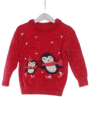 Kinderpullover C&A, Größe 2-3y/ 98-104 cm, Farbe Rot, Preis 11,99 €