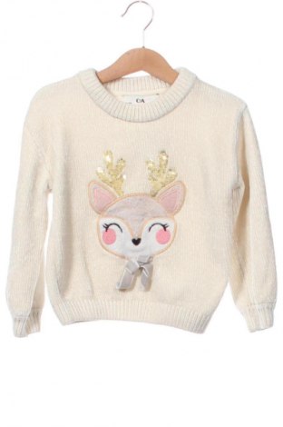 Kinderpullover C&A, Größe 2-3y/ 98-104 cm, Farbe Ecru, Preis 11,99 €