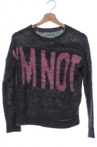 Kinderpullover United Colors Of Benetton, Größe 12-13y/ 158-164 cm, Farbe Grau, Preis € 19,44