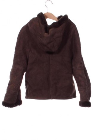 Παιδικό δερμάτινο μπουφάν Unbranded, Μέγεθος 6-7y/ 122-128 εκ., Χρώμα Καφέ, Τιμή 21,99 €