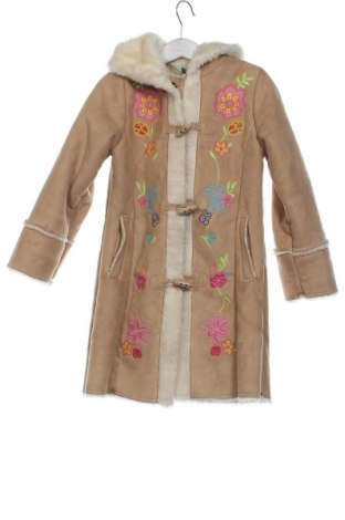 Παιδικό παλτό United Colors Of Benetton, Μέγεθος 6-7y/ 122-128 εκ., Χρώμα  Μπέζ, Τιμή 19,44 €