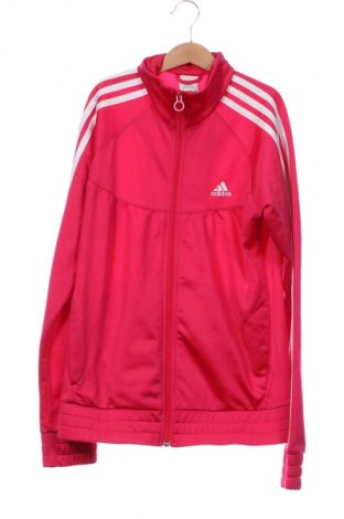 Детско спортно горнище Adidas, Размер 12-13y/ 158-164 см, Цвят Розов, Цена 87,07 лв.