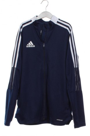 Детско спортно горнище Adidas, Размер 12-13y/ 158-164 см, Цвят Син, Цена 29,99 лв.